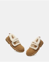EVERAU - Australian Shepherd Ugg Rilee Loafer Cow Suede Upper House Shoes