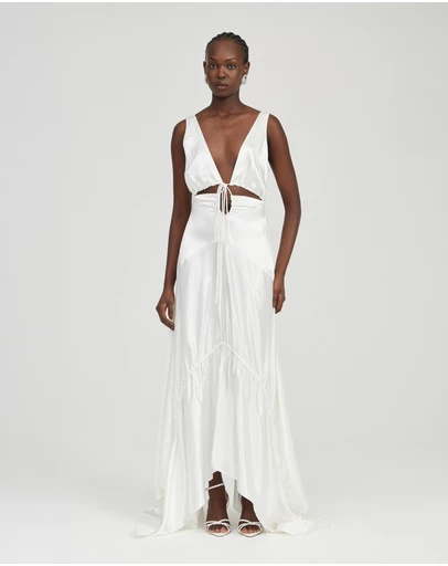 Third Form - Tension Satin Maxi Dress