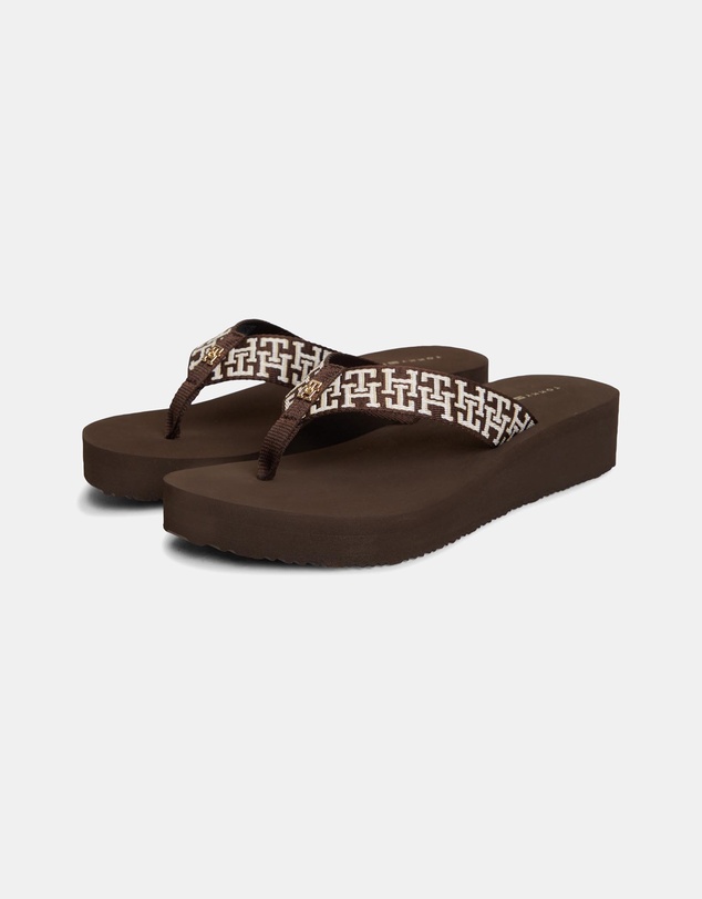 Tommy Hilfiger - Riri TH Mono Wedge Summer Sandals - Women's