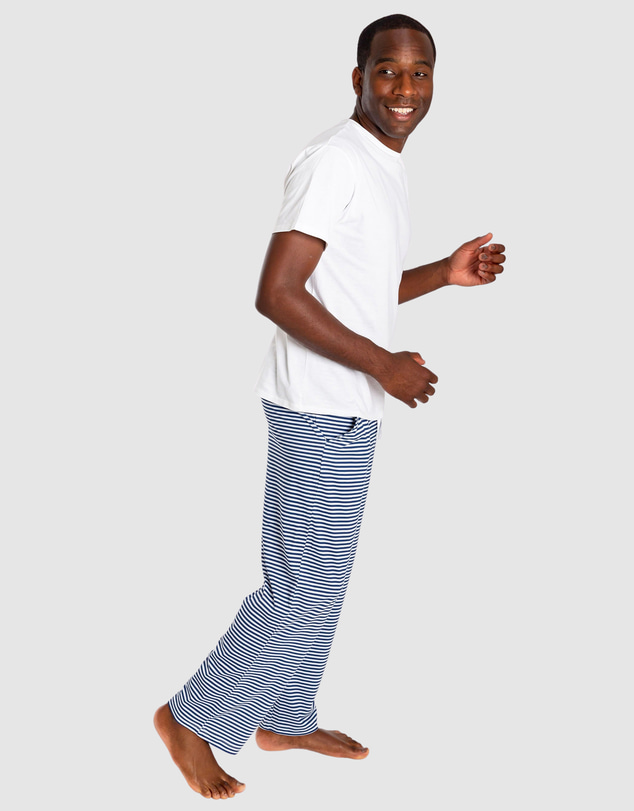 Sant And Abel - Men's Marina Jersey Stripe PJ Pants