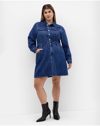 City Chic - Liora Denim Mini Dress