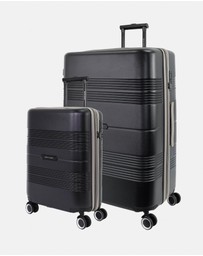 Pierre Cardin - Pierre Cardin Impact Hard Shell Large and Cabin Bundle 2-Piece Set
