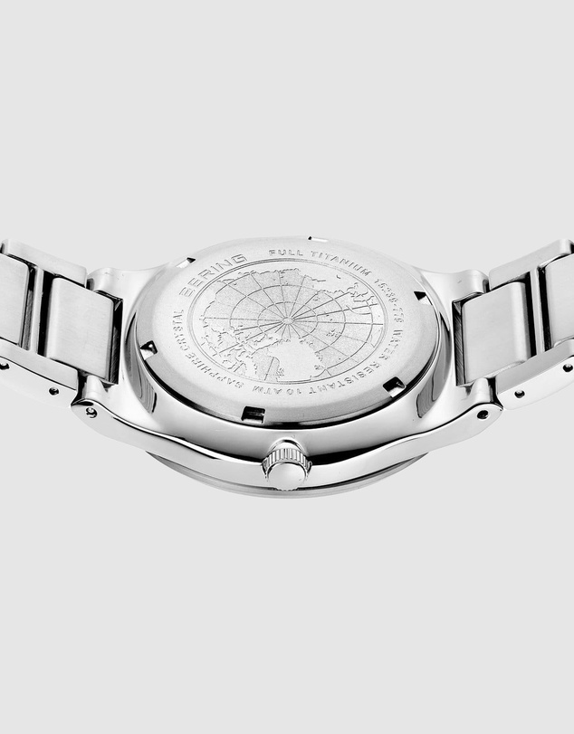 Bering - Solar 39mm Grey Titanium Watch