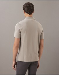 Calvin Klein - Tonal Stripe Jacquard Polo Shirt