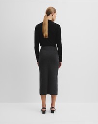 Country Road - Compact Wool Knit Skirt