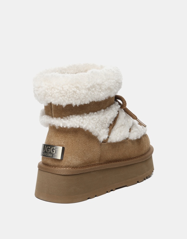 EVERAU - EverAU Ugg Short Carmen Cow Suede Upper UGG Boots
