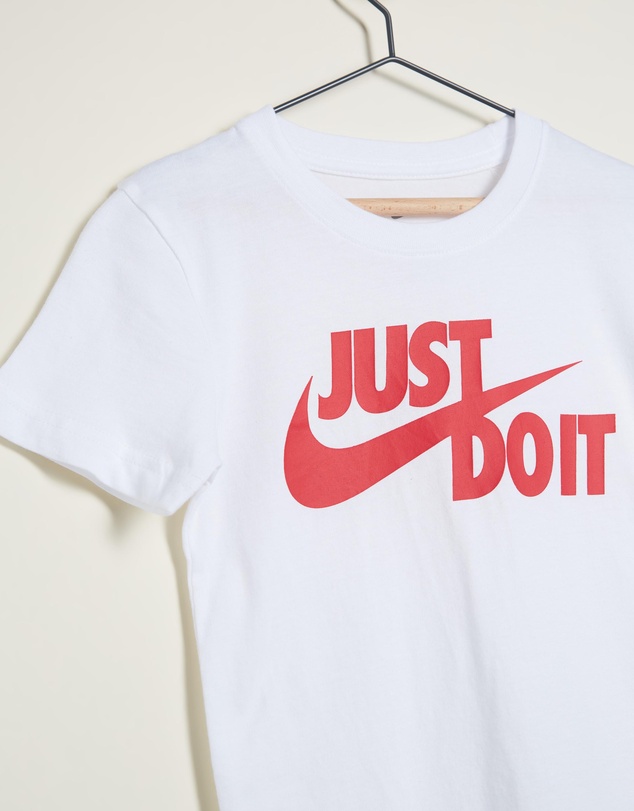 Nike - Split Swoosh Logo Tee - Kids