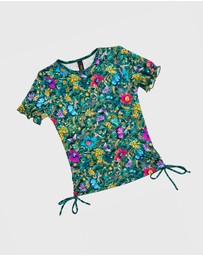 Aqua Blu Kids - Elm Short Sleeve Rash Vest Set - Kids