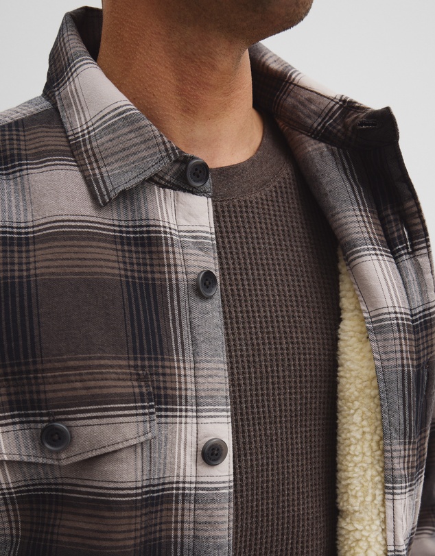 Country Road - Check Sherpa Jacket