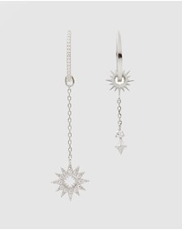 Wanderlust + Co - Sunlit Drop Silver Earrings