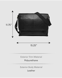 Fossil - Kayden Black Messenger