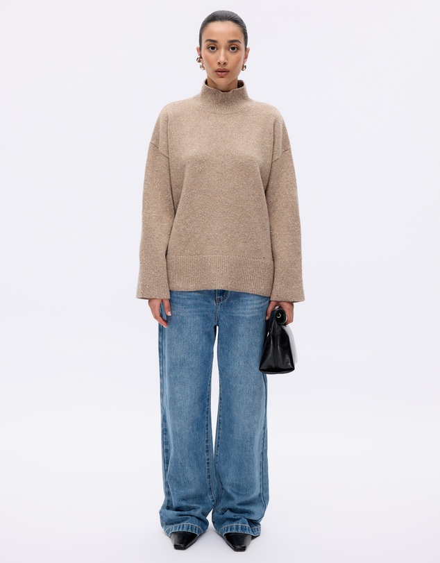 Minima Esenciales - Rae Merino Wool Silk Blend Jumper