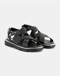 DKNY - Strappy Flat Sandals - Kids-Teens