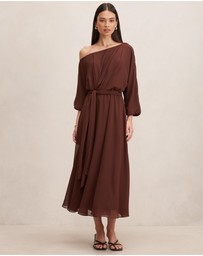 Forever New - Samantha Tipped Draped Midi Dress