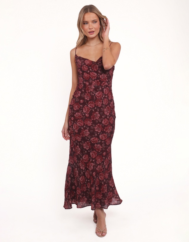 Petal & Pup - Esmeralda Maxi Dress - Pink Floral