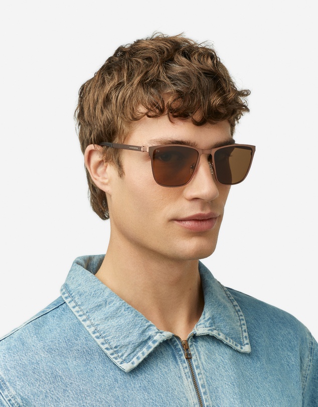 Hawkers Co - HAWKERS One Flex - Metallic Brown Coffee Sunglasses for Men and Women