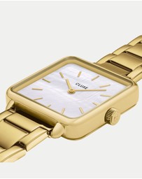 Cluse - La Tetragone Gold Watch & Bracelet Gift Set