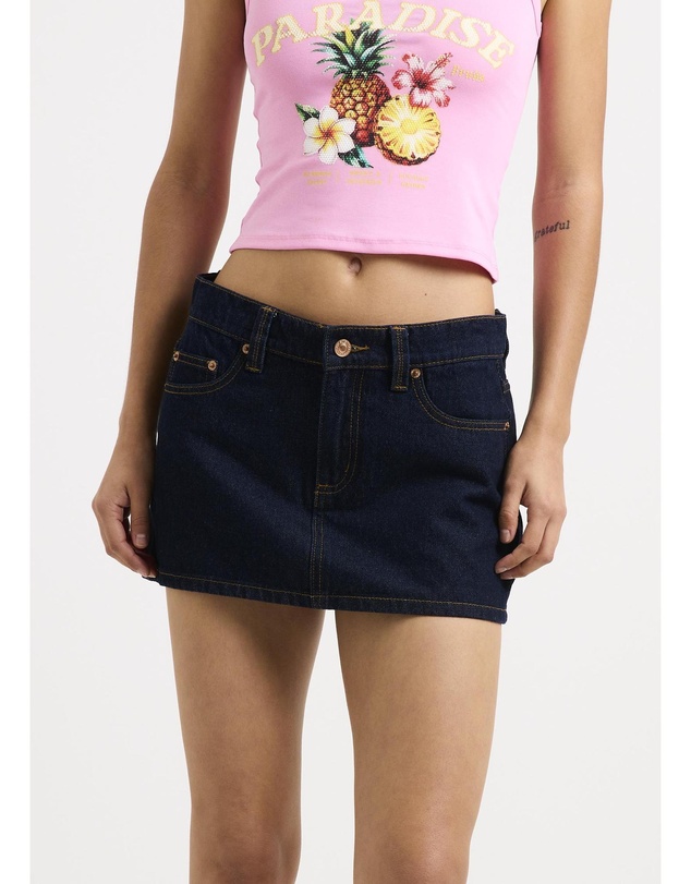 Subtitled - Tide Low Rise Mini Skirt