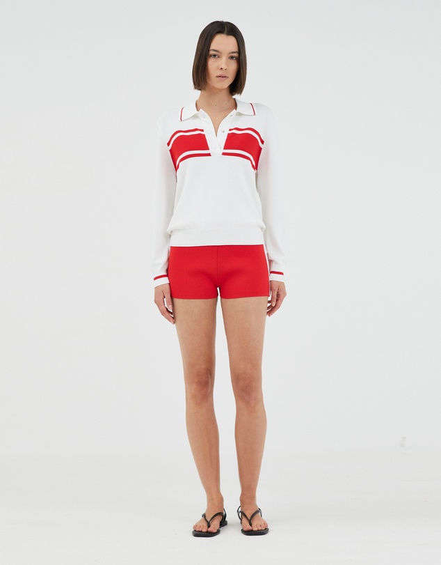 Third Form - Rewind Knit Long Sleeve Polo