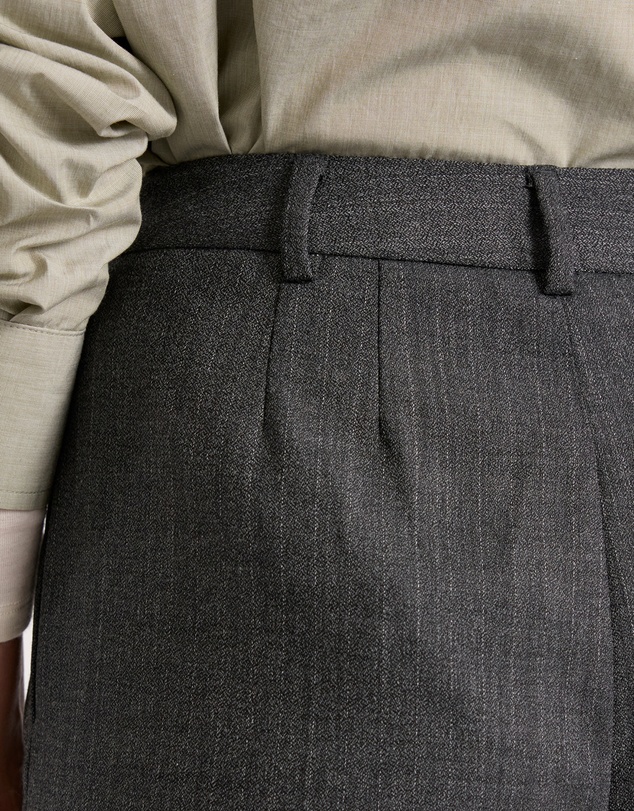 David Lawrence - Domini Pinstripe Wide Leg Pants