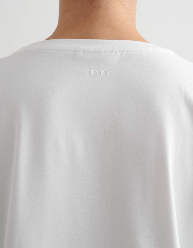 Aim'n - Soft Basic Roll-Sleeve Top