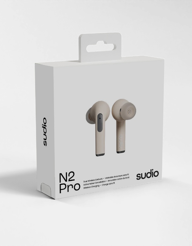Sudio - N2 Pro - True Wireless Bluetooth In-Ear Headphones, Active Noise Cancelling Earbuds