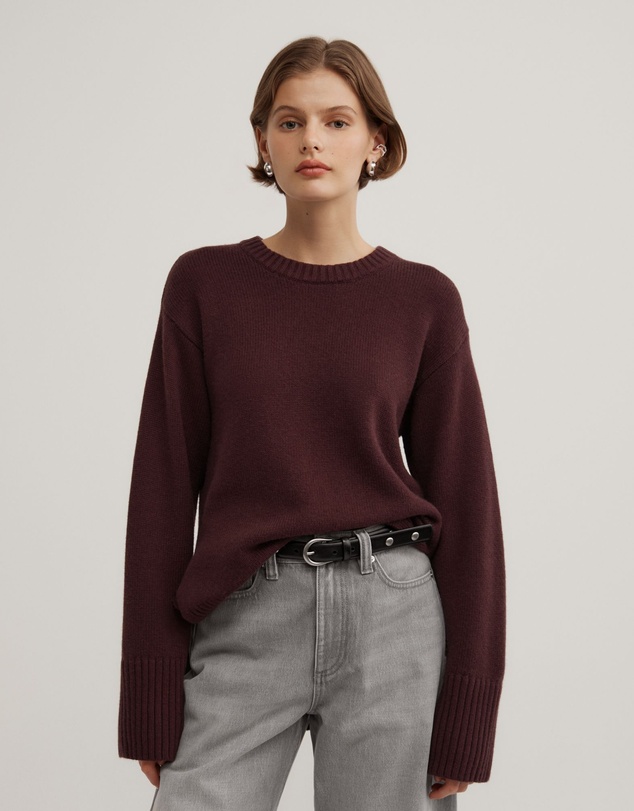 Witchery - Longline Crew Neck Knit
