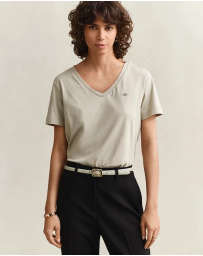 Gant - Shield V-Neck T-Shirt