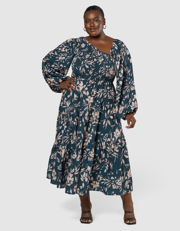 Something 4 Olivia - Loris Asymmetric Midi Dress