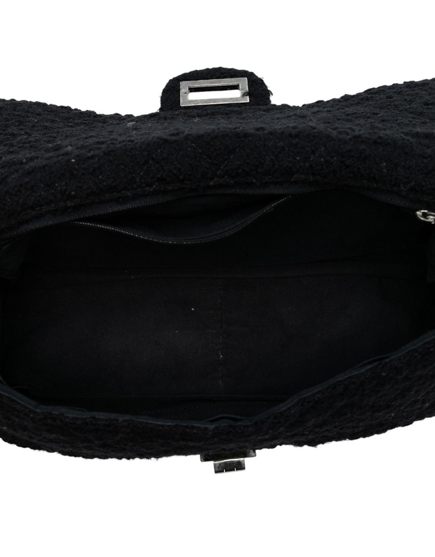Pre-Loved by Azura Reborn - Pre-Loved Jumbo Reissue 2.55 Quilted Tweed Easy Messenger Flap