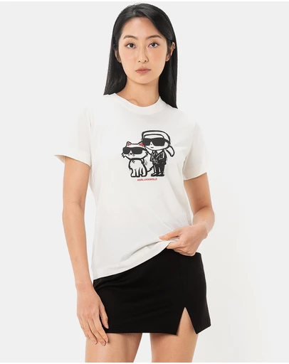 Karl Lagerfeld - Ikon Sketch Duo T-Shirt