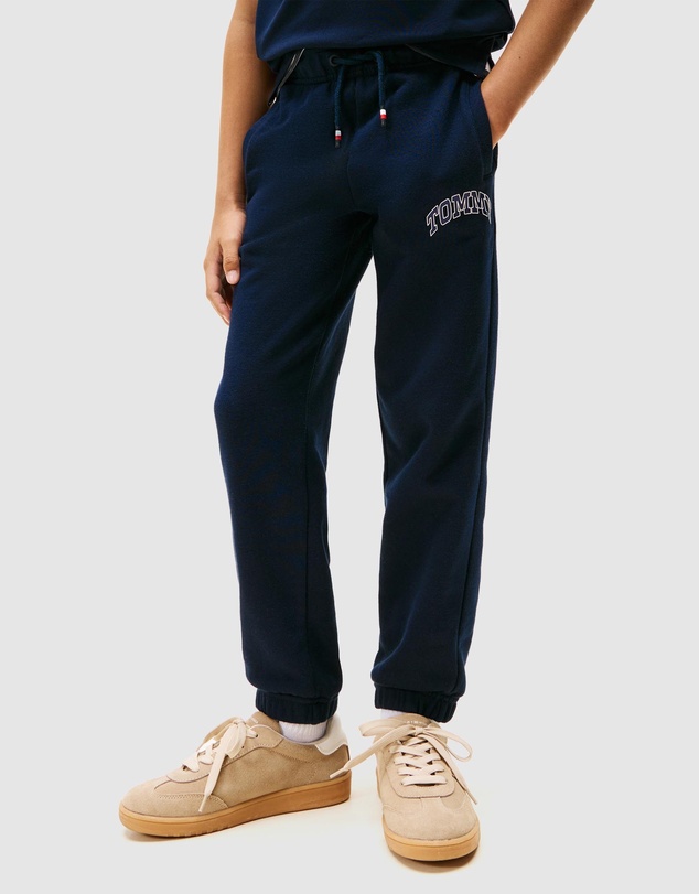 Tommy Hilfiger - Varsity Logo Print Fleece Joggers - Teens