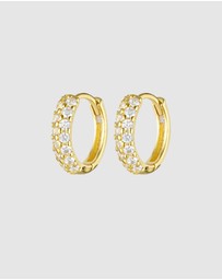 HOUSE OF SLANI - Tia Crystal Hoops