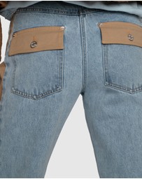 Belle & Bloom - Rebel Mid Rise Side Stripe Denim Jeans