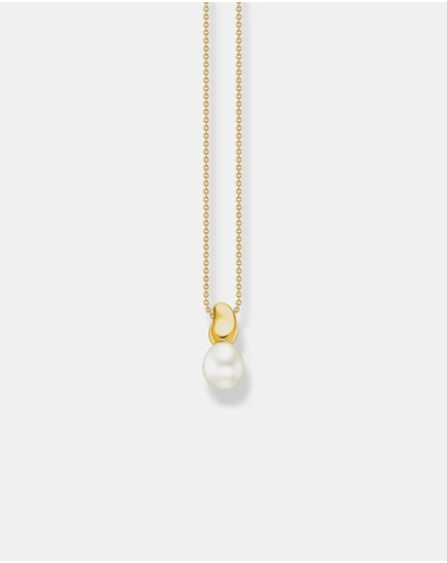 THOMAS SABO - THOMAS SABO Necklace with Pearl Pendant in Gold