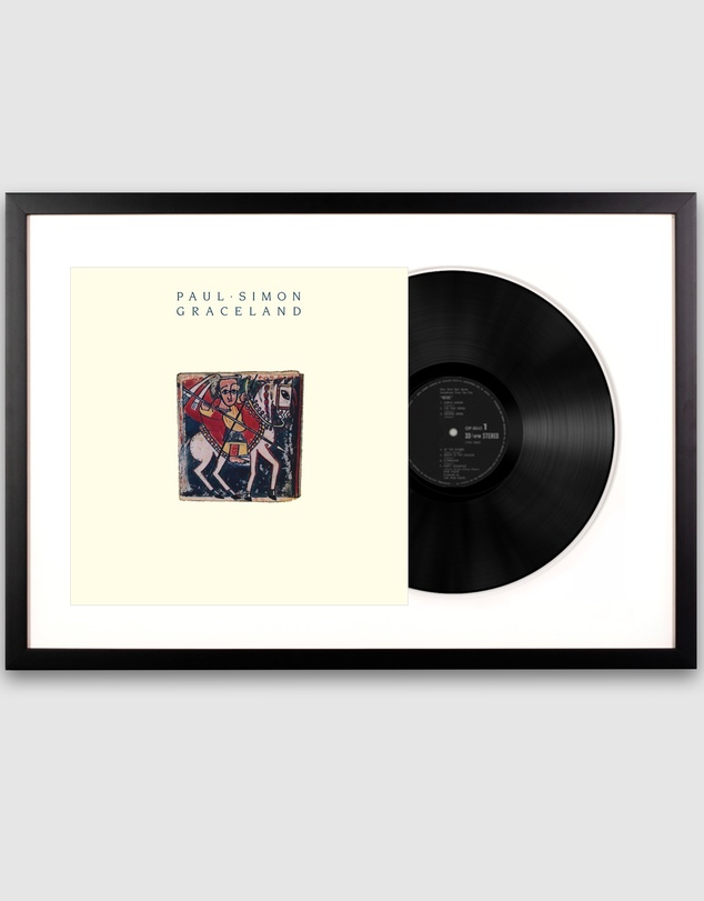 iWorld - Framed Paul Simon Graceland Vinyl Album Art