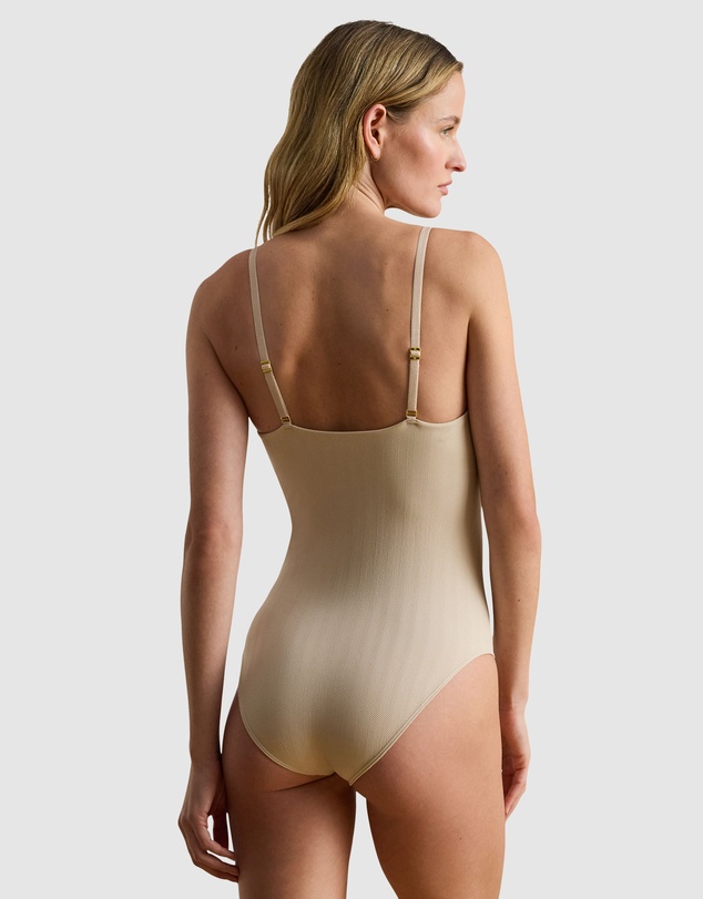 Lauren by Ralph Lauren - Herringbone Seamless Lingerie Bodysuit