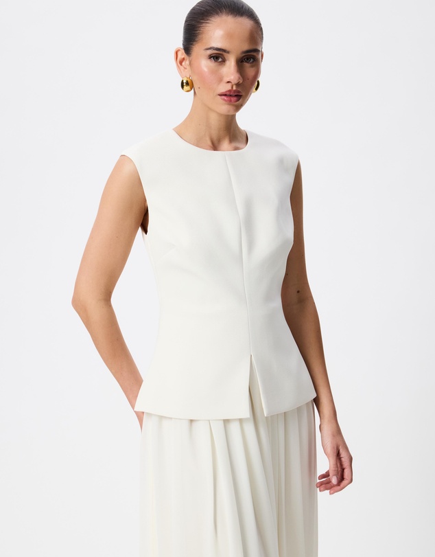 Tussah - Philippa Sleeveless Sheer Skirt Maxi Dress
