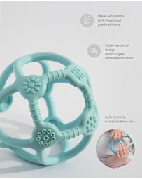 Playground - Silicone Teething Ball - Light Blue