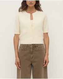 Assembly Label - Carina Wool Short Sleeve Cardigan
