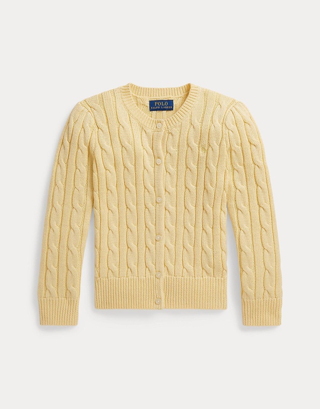 Polo Ralph Lauren - Metallic Cable-Knit Cardigan - Kids