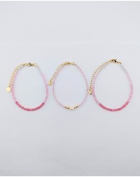 Miz Casa and Co - Crystal Beaded Bracelet Stack