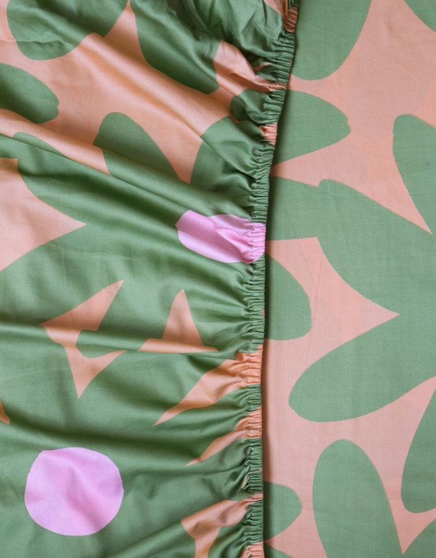 Mosey Me - Marlo Apricot Fitted Sheet