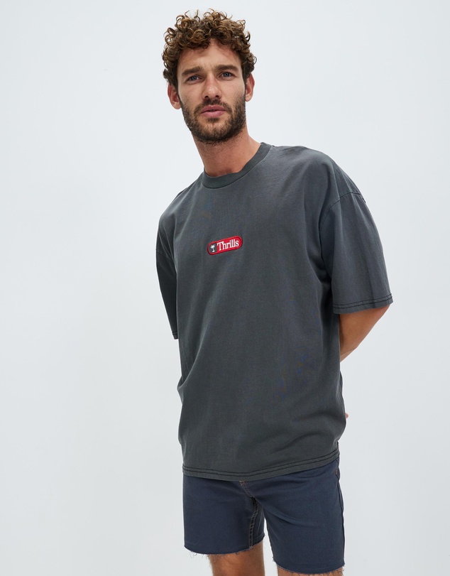 Thrills - ICONIC EXCLUSIVE Series Embroidered Oversized Tee