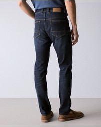 Trenery - Slim Mid Wash Jean in Ink Blue