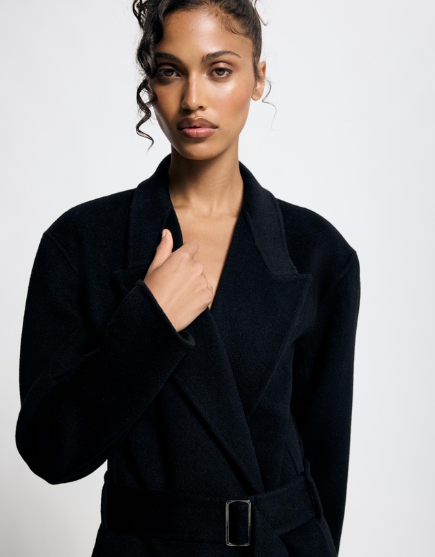 Lover - Veda Belted Wool Coat