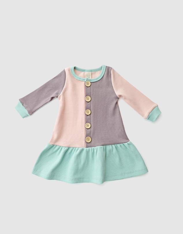 WITH LOVE FOR KIDS - Basics Long Sleeve Dress - Kids