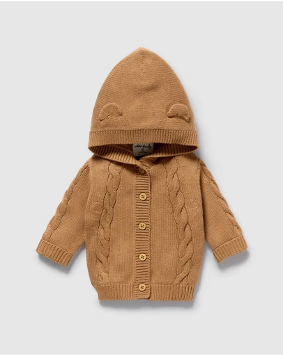 Wilson & Frenchy - Organic Knitted Cable Jacket - Babies