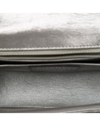 Pre-Loved by Azura Reborn - Pre-Loved Mini Square Classic Chevron Iridescent Calfskin Single Flap