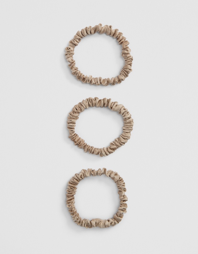 Country Road - Small Silk Scrunchie Pack Of 3